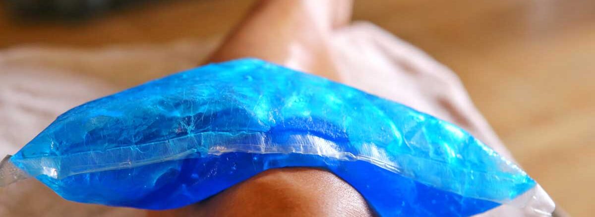 Using a cold pack or ice pack